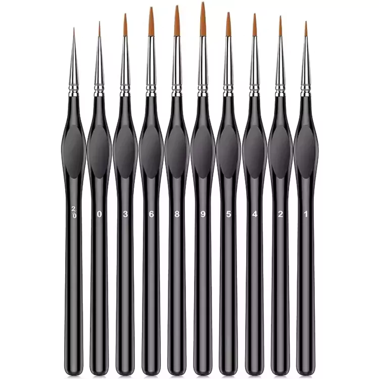 세부 페인트 브러시