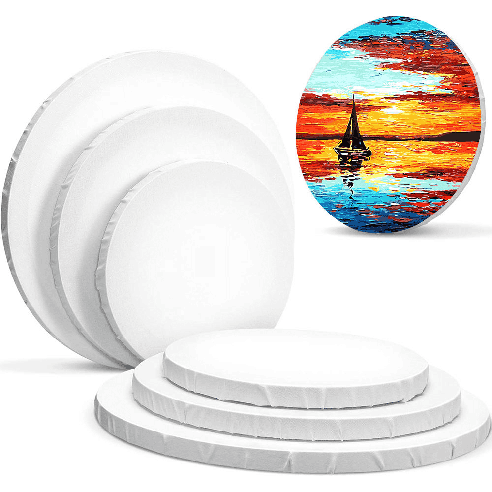 라운드 페인팅 캔버스